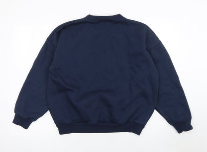 Womens UK Size XL Leisure Line Blue Pullover Sweatshirt