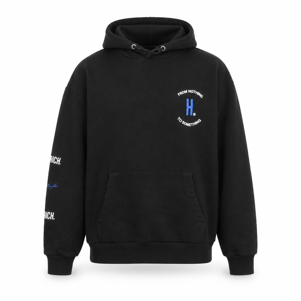 Mens UK Size S Hoodrich Black Pullover Hoodie