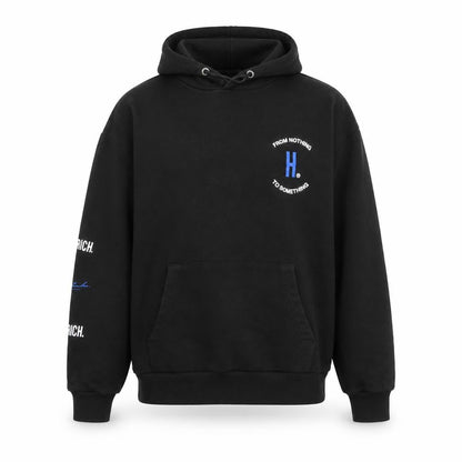 Mens UK Size S Hoodrich Black Pullover Hoodie
