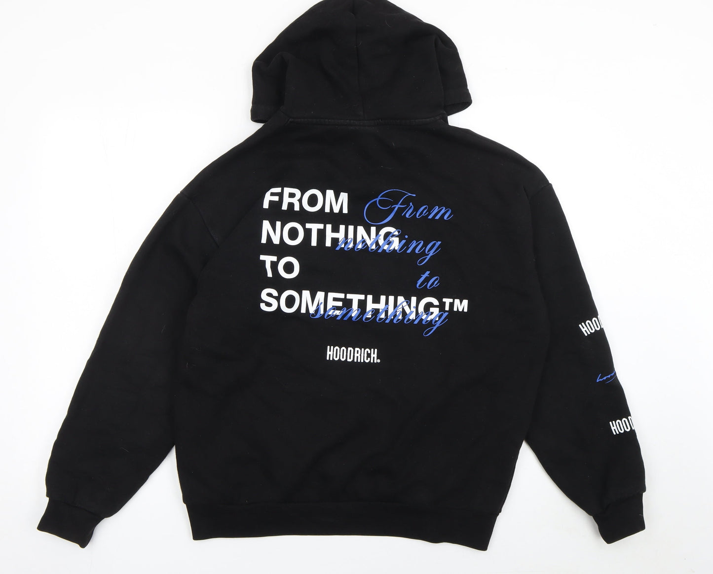Mens UK Size S Hoodrich Black Pullover Hoodie