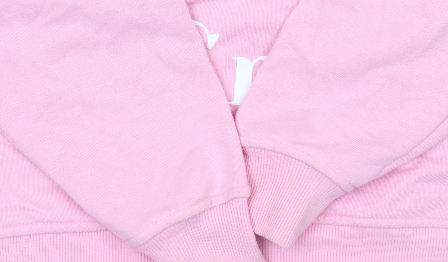 Womens UK Size 2XS SmileyWorld Pink Pullover Sweatshirt