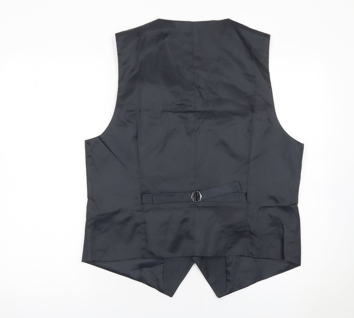 Mens UK Size L HISDERN Regular Black Suit Waistcoat