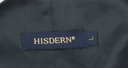 Mens UK Size L HISDERN Regular Black Suit Waistcoat