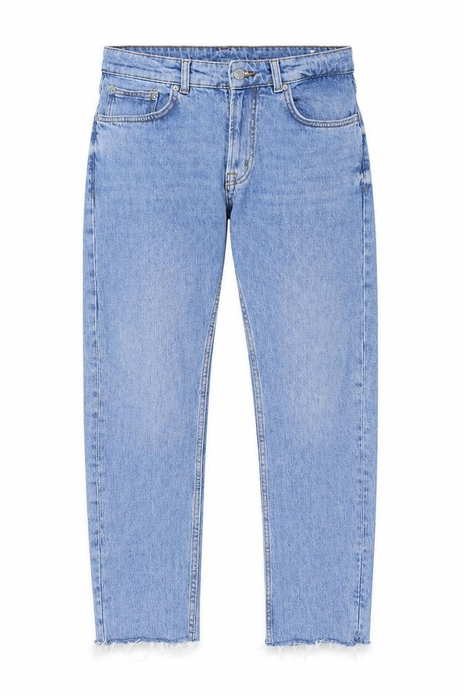 Mens UK Size 31 Zara Regular Fit Straight Blue Jeans