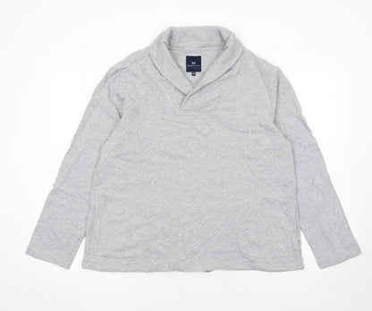 Womens UK Size 14 Crew Clothing Company Grey Pullover Sweatshirt
