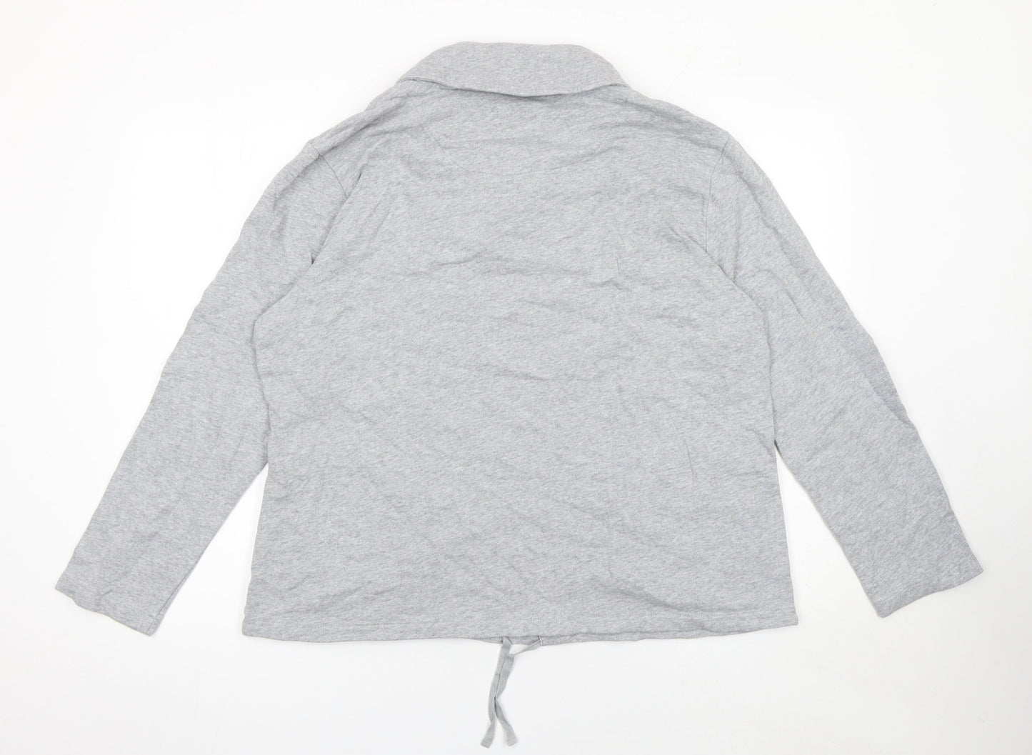Womens UK Size 14 Crew Clothing Company Grey Pullover Sweatshirt