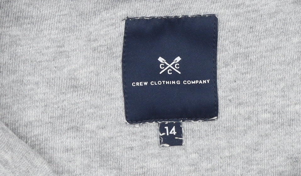 Womens UK Size 14 Crew Clothing Company Grey Pullover Sweatshirt