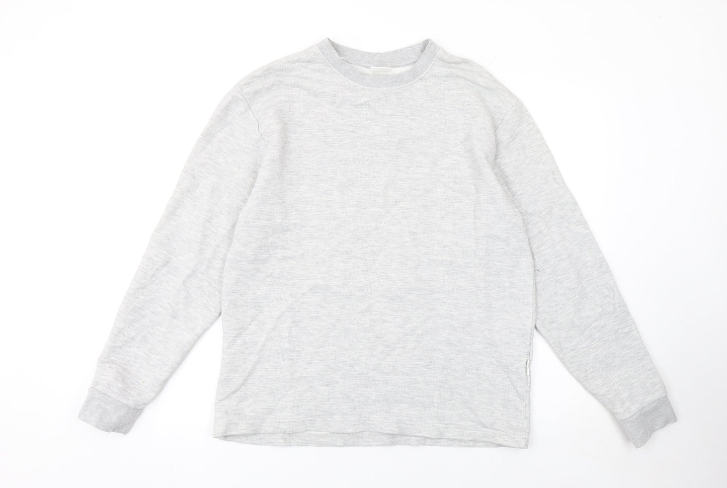Mens UK Size L Selected Homme Grey Pullover Sweatshirt