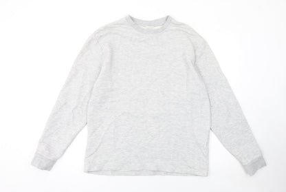 Mens UK Size L Selected Homme Grey Pullover Sweatshirt