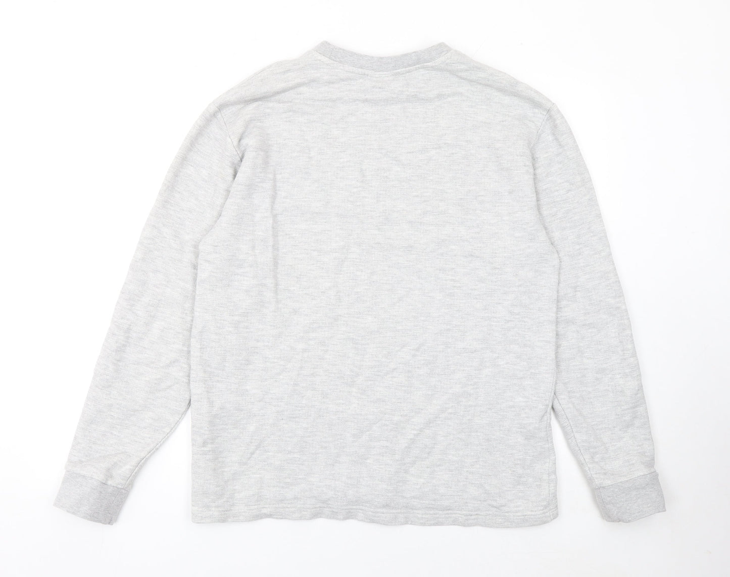 Mens UK Size L Selected Homme Grey Pullover Sweatshirt