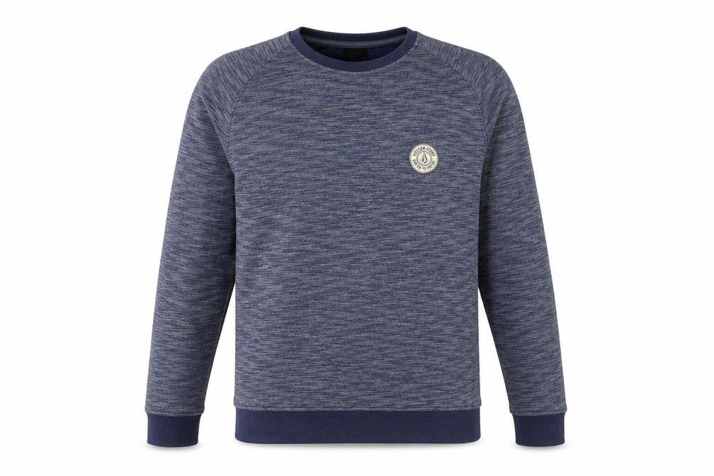 Mens UK Size S Volcom Blue Pullover Sweatshirt