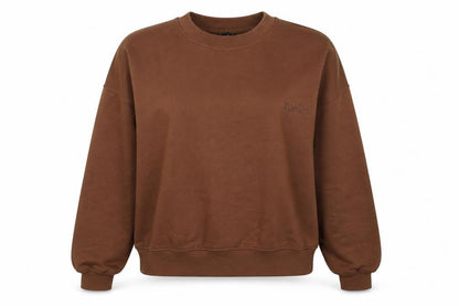 Womens UK Size L PRETTYLITTLETHING Brown Pullover Sweatshirt