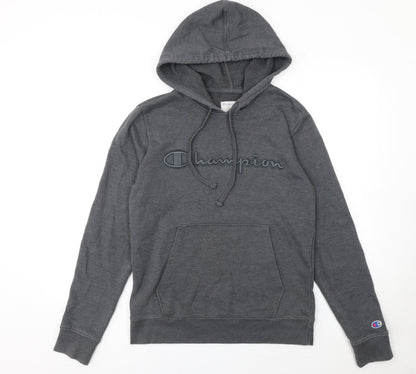 Mens UK Size S Champion Grey Pullover Hoodie