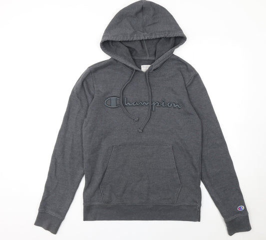 Mens UK Size S Champion Grey Pullover Hoodie