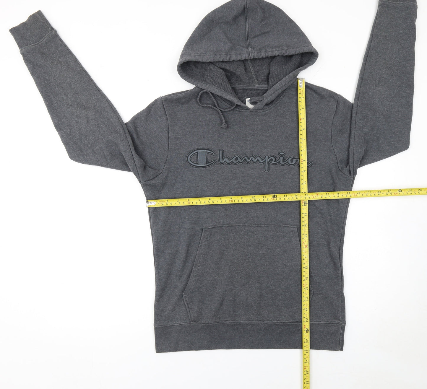 Mens UK Size S Champion Grey Pullover Hoodie