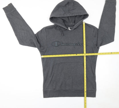 Mens UK Size S Champion Grey Pullover Hoodie
