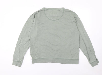 Womens UK Size 8 Fat Face Green Pullover Sweatshirt