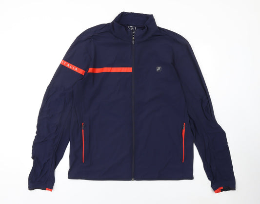 Fila Men’s Navy Blue 3XL Track Jacket Windbreaker