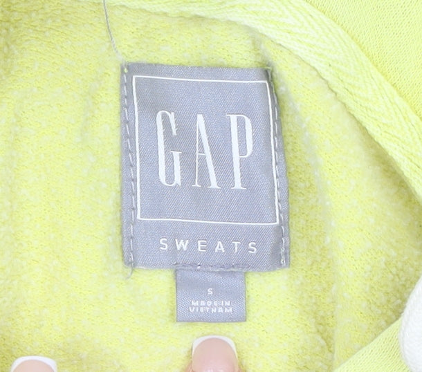 Womens UK Size S Gap Yellow Pullover Hoodie