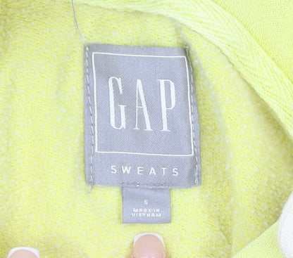 Womens UK Size S Gap Yellow Pullover Hoodie