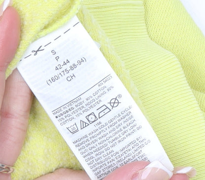 Womens UK Size S Gap Yellow Pullover Hoodie