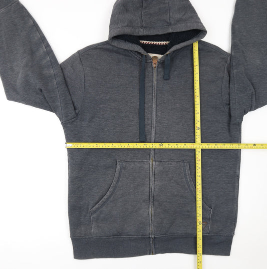 Weatherproof Men's Grey Full Zip Fleece Hoodie Size L