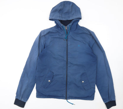 Mens UK Size M Original Penguin Blue Windbreaker Coat