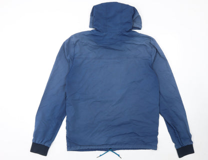 Mens UK Size M Original Penguin Blue Windbreaker Coat