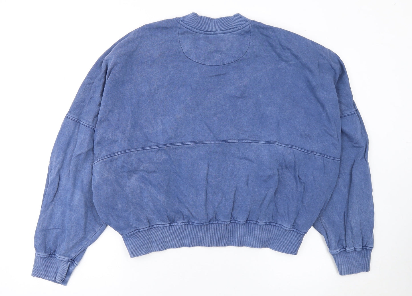 Womens UK Size L Rising Blue Full Zip Sweatshirt