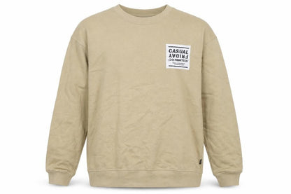 Mens UK Size XL Casual Friday Beige Pullover Sweatshirt