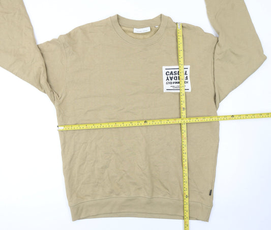 Mens UK Size XL Casual Friday Beige Pullover Sweatshirt