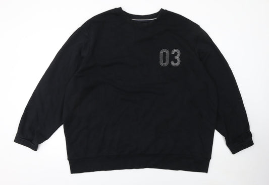 F&F Men's Black 3XL Brooklyn New York Graphic Pullover Sweatshirt