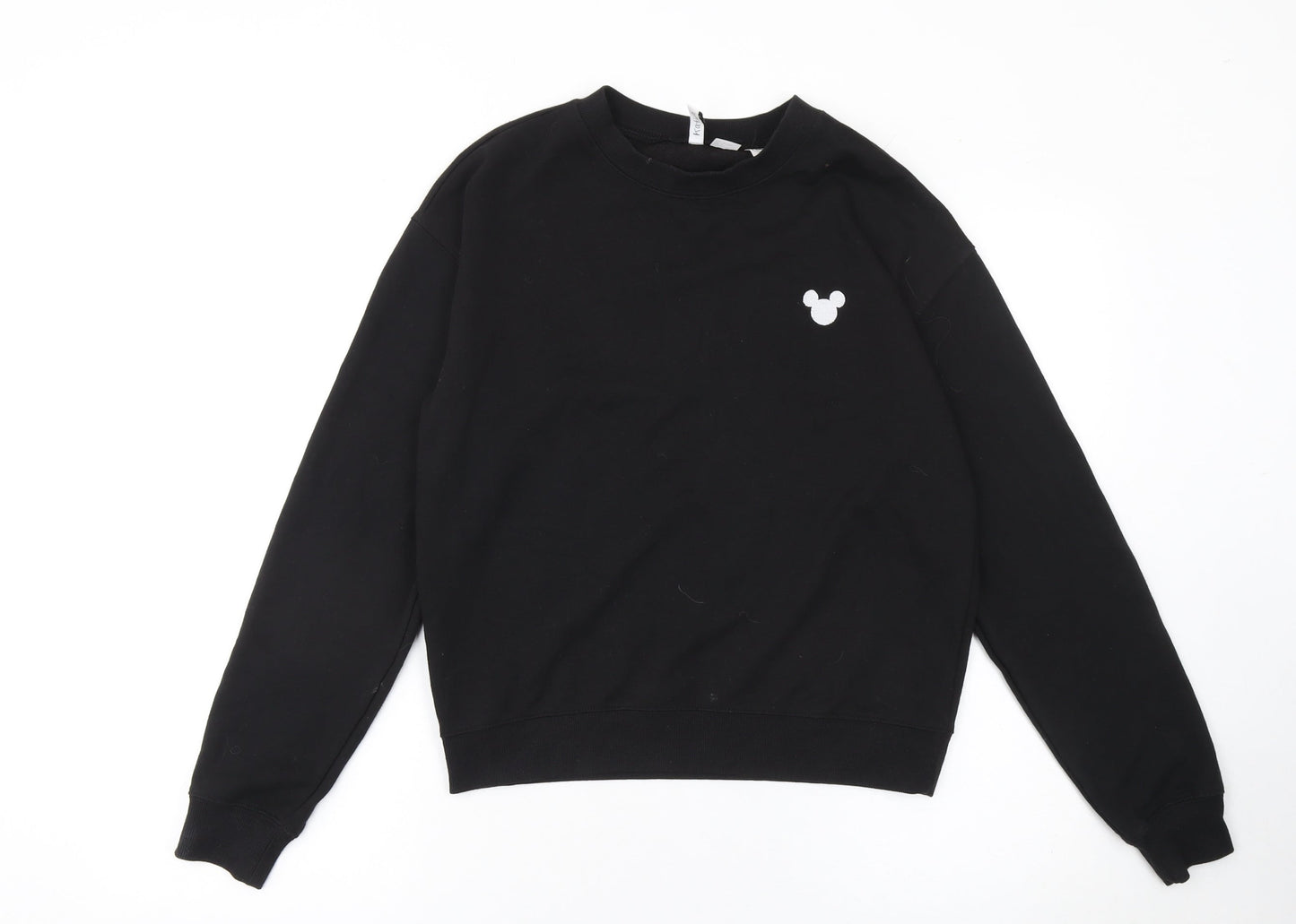 Womens UK Size S H&M Black Pullover Sweatshirt