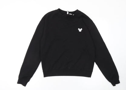 Womens UK Size S H&M Black Pullover Sweatshirt