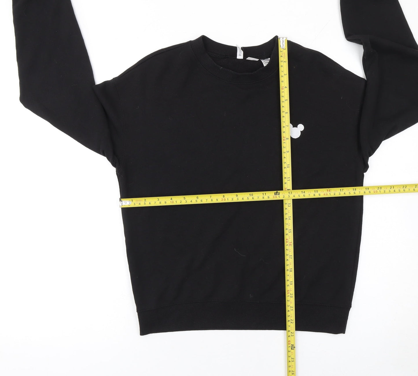 Womens UK Size S H&M Black Pullover Sweatshirt