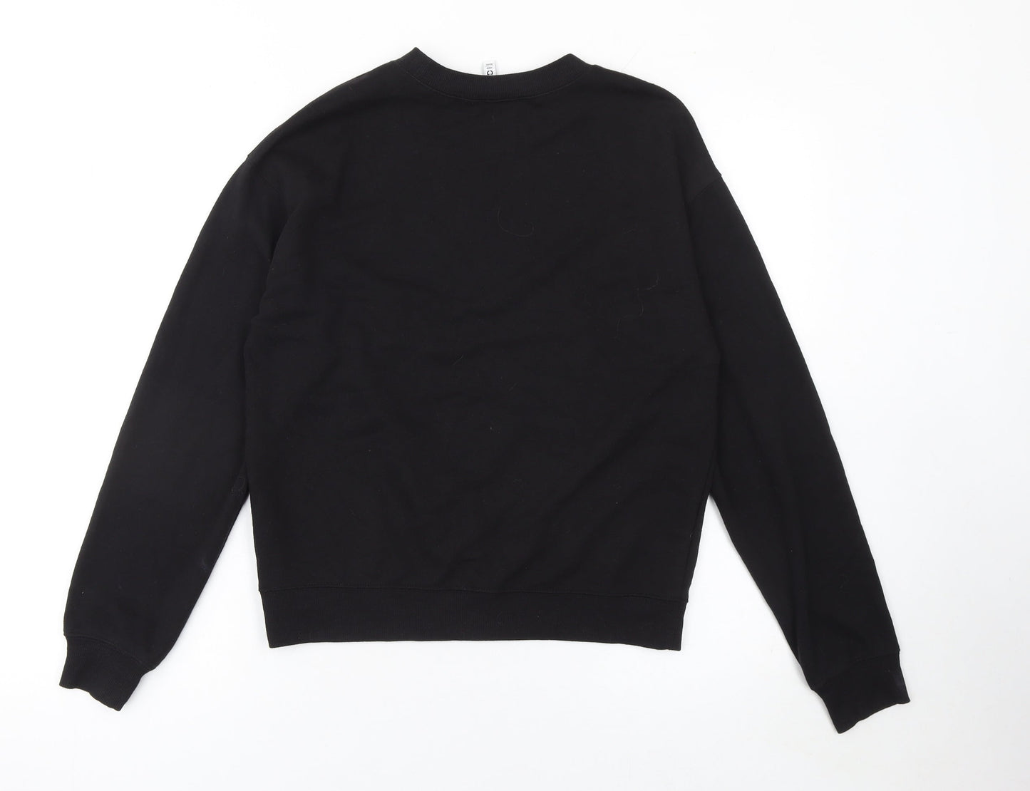 Womens UK Size S H&M Black Pullover Sweatshirt