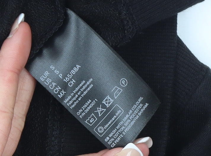 Womens UK Size S H&M Black Pullover Sweatshirt