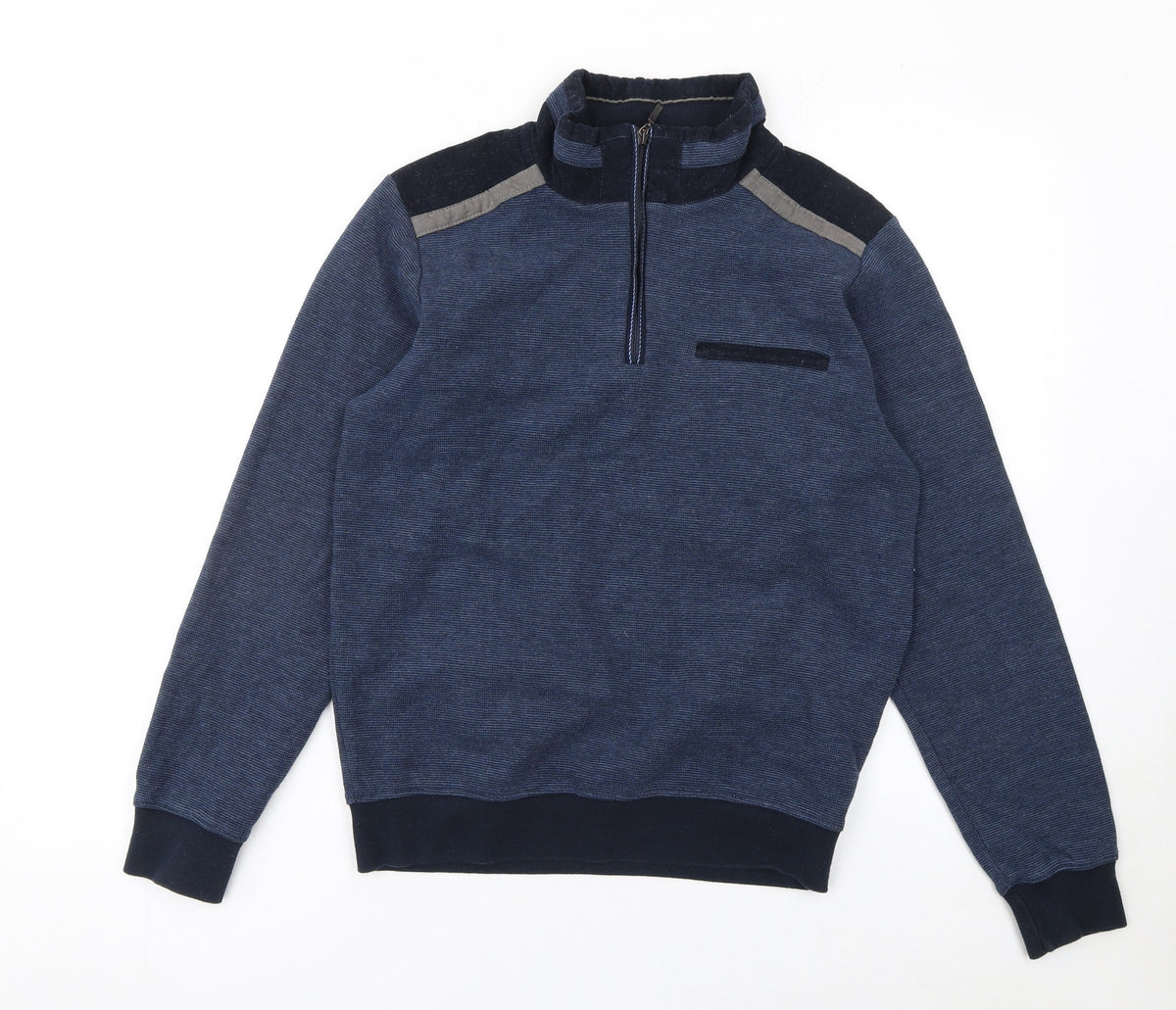 Mens UK Size S Montechiaro Blue Pullover Sweatshirt