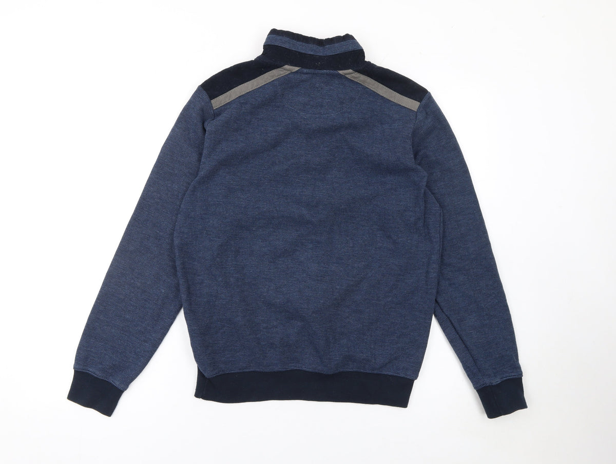 Mens UK Size S Montechiaro Blue Pullover Sweatshirt