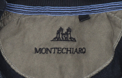 Mens UK Size S Montechiaro Blue Pullover Sweatshirt
