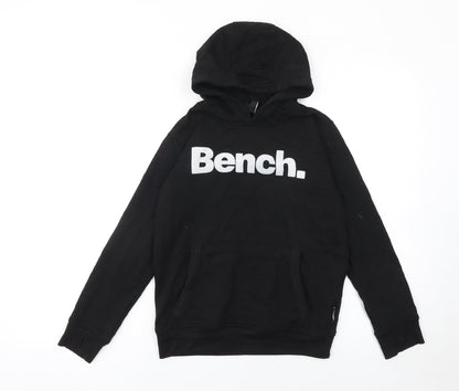 Boys UK Size 9-10 Years Bench Black Pullover Hoodie