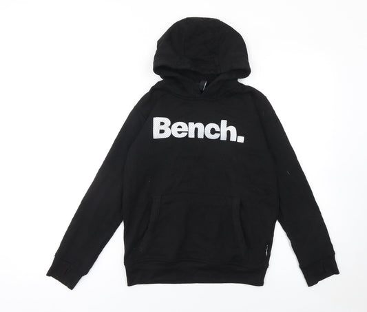 Boys UK Size 9-10 Years Bench Black Pullover Hoodie