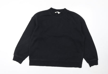 Womens UK Size S Primark Black Pullover Sweatshirt