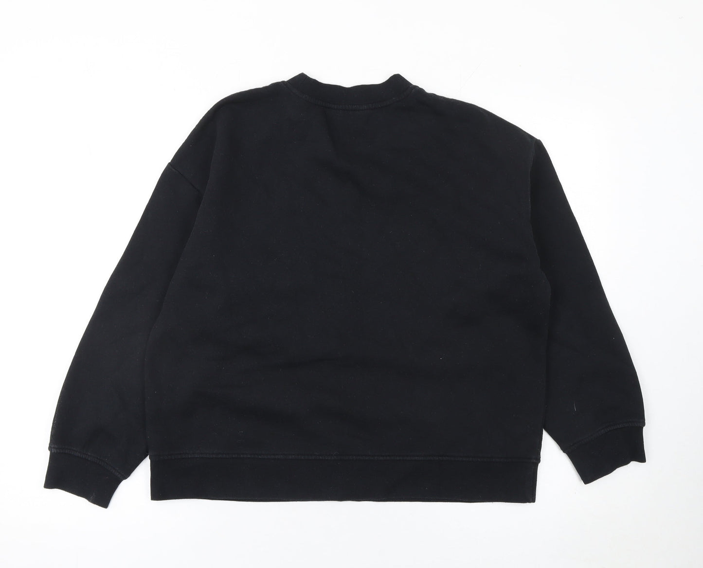 Womens UK Size S Primark Black Pullover Sweatshirt