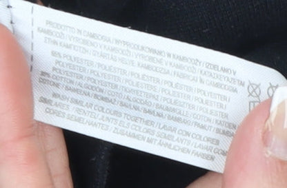 Primark Men's Green 1/4 Zip Athletic Club Graphic Sweatshirt Medium