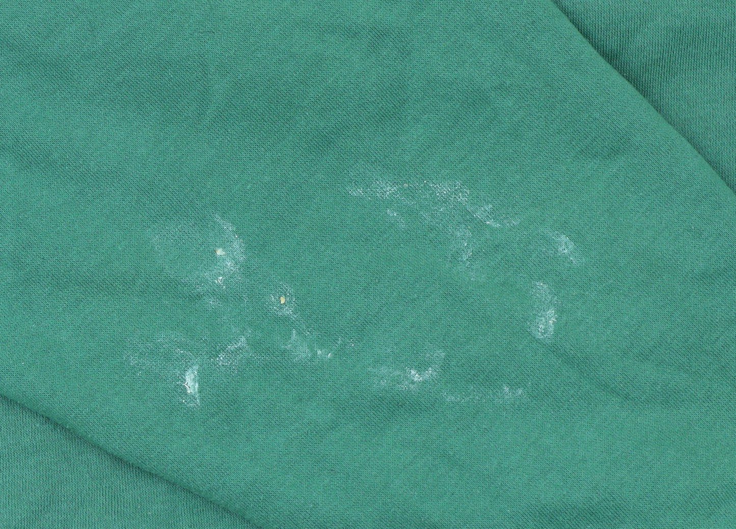 Primark Men's Green 1/4 Zip Athletic Club Graphic Sweatshirt Medium