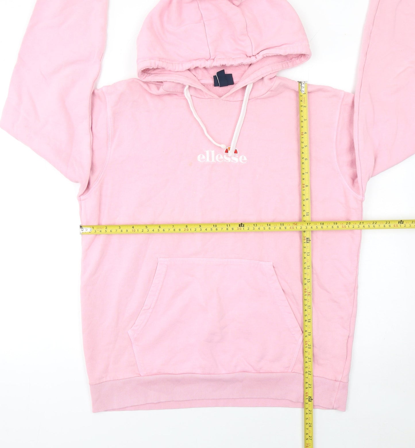 Womens UK Size 12 ellesse Pink Pullover Hoodie
