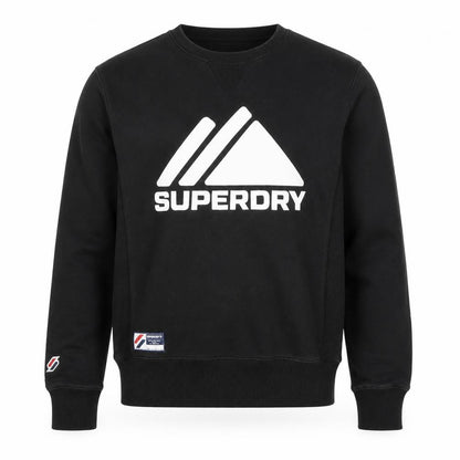 Mens UK Size S Superdry Black Pullover Sweatshirt