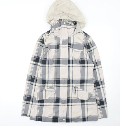 Womens UK Size S The North Face Grey Rain Coat