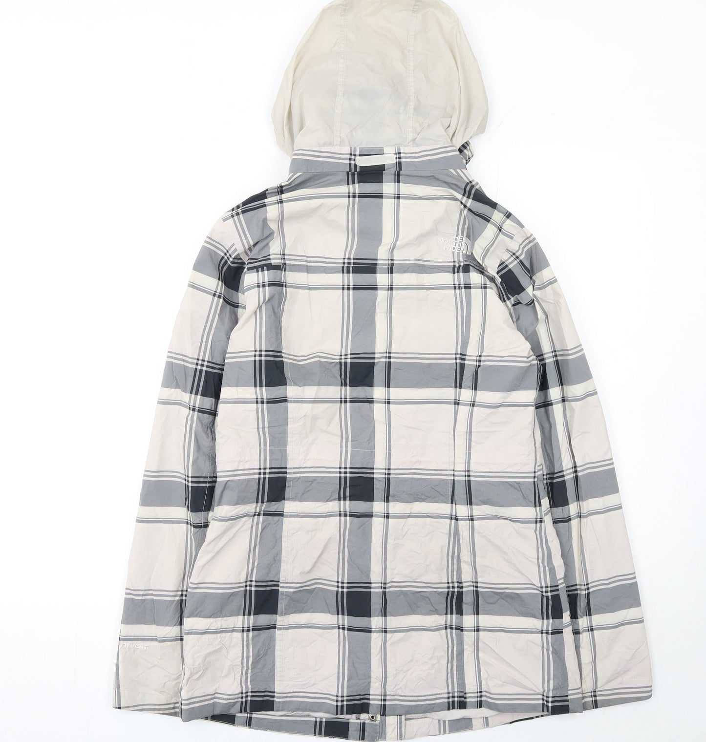 Womens UK Size S The North Face Grey Rain Coat